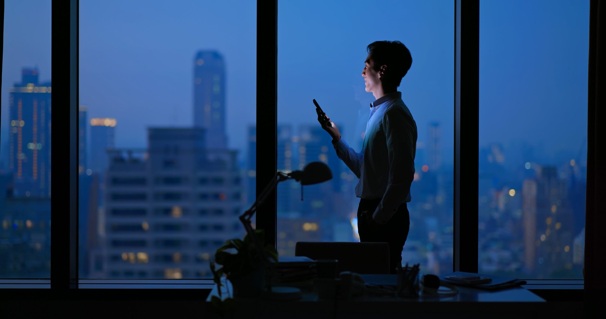 Business man succeeded