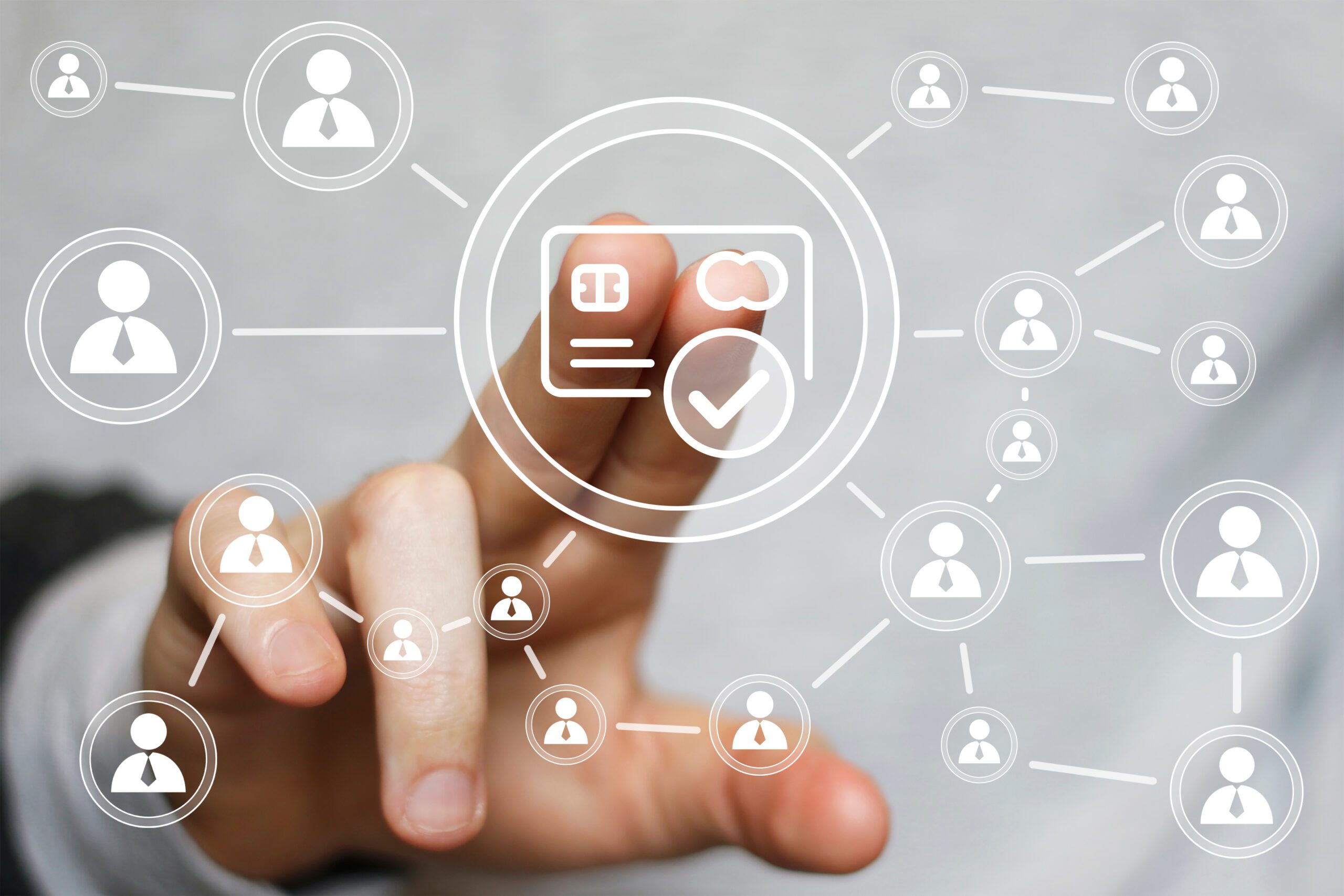 Business button credit web card icon network sign