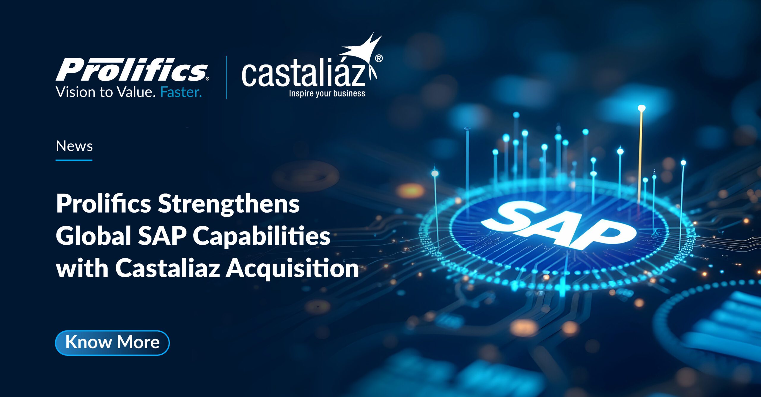 Prolifics Expands SAP Capabilities with Castaliaz Acquisition