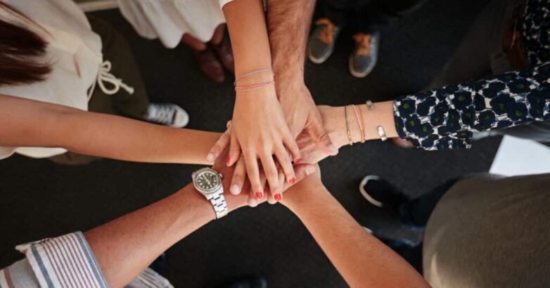 Symbol of teamwork, cooperation and unity Symbol of teamwork, cooperation and unity