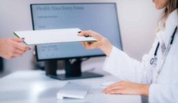 Signing Healthcare Medical Data Form