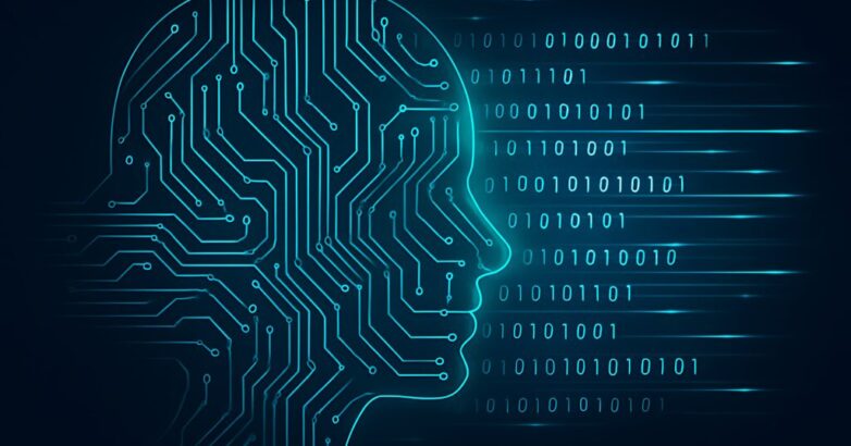 Artificial intelligence concept featuring a digital brain with electronic circuits and binary code representing neural networks and advanced technology for futuristic designs Artificial intelligence concept featuring a digital brain with electronic circuits and binary code representing neural networks and advanced technology for futuristic designs