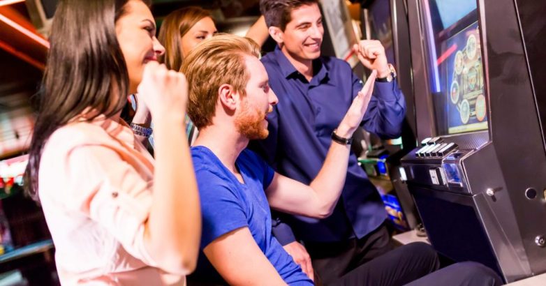 People in casino
