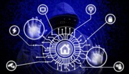 IOT and smart home security concept