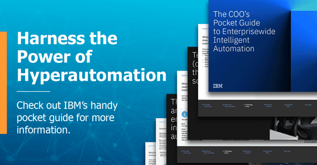 hyperautomation, which seamlessly combines automation technologies with artificial intelligence