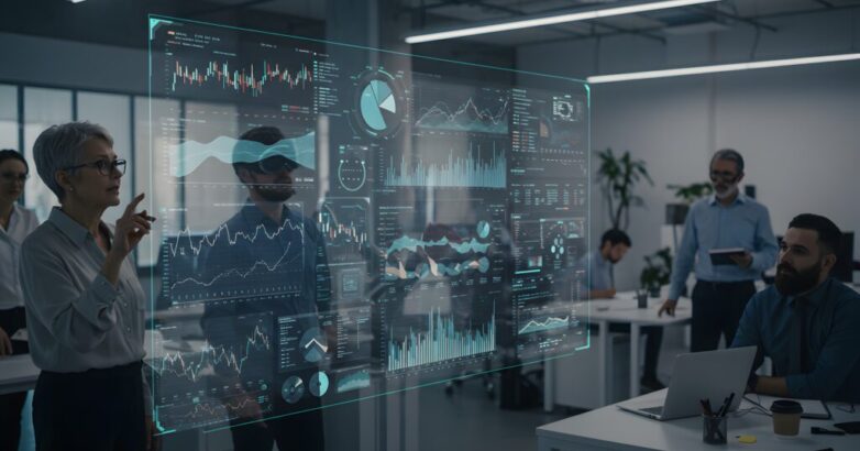 Metaverse Finance: VR Analyst Using Holographic Dashboard