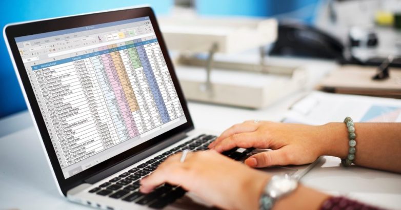 Spreadsheet Marketing Budget Report File Concept