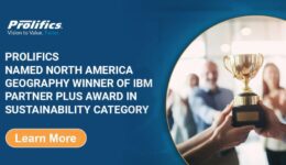 Prolifics IBM Partner Plus Award Sustainability 2025 Winner