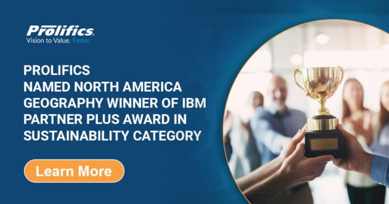 Prolifics IBM Partner Plus Award Sustainability 2025 Winner