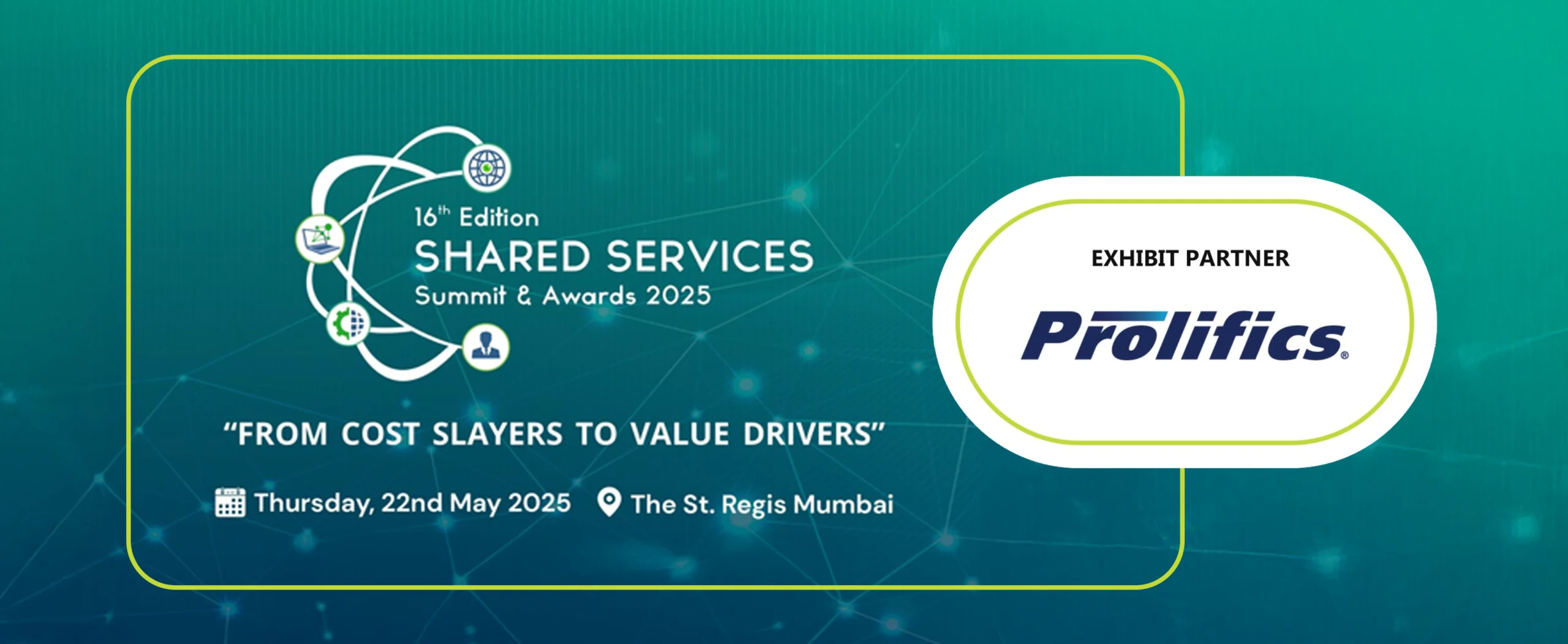 Prolifics at the 16th Edition Shared Services Summit & Awards 2025