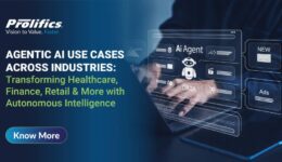 Agentic AI use cases across industries including healthcare, finance, manufacturing, and customer service