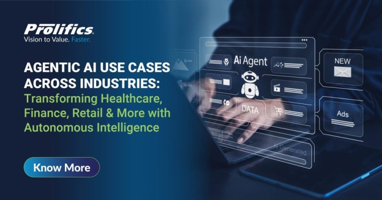 Agentic AI use cases across industries including healthcare, finance, manufacturing, and customer service