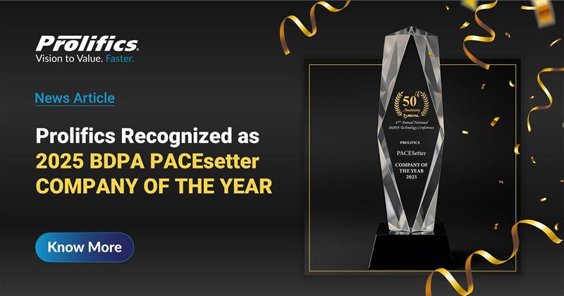 Prolifics Named BDPA PACEsetter Company of the Year 2025 at 50th Anniversary BDPA National Technology Conference