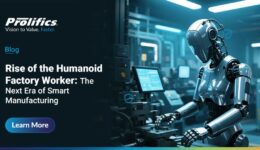Humanoid robots in manufacturing as factory workers shaping the future of smart factories and automation.