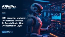 IBM watsonx Orchestrate dashboard interface showcasing multi-agent orchestration