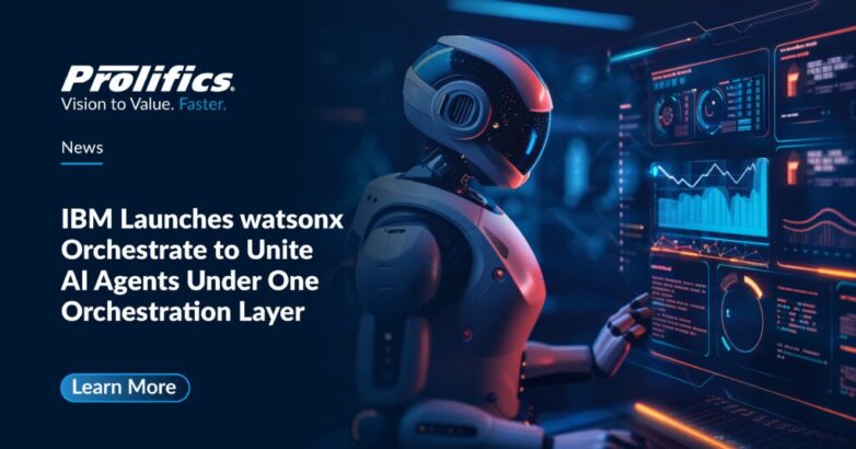 IBM watsonx Orchestrate dashboard interface showcasing multi-agent orchestration