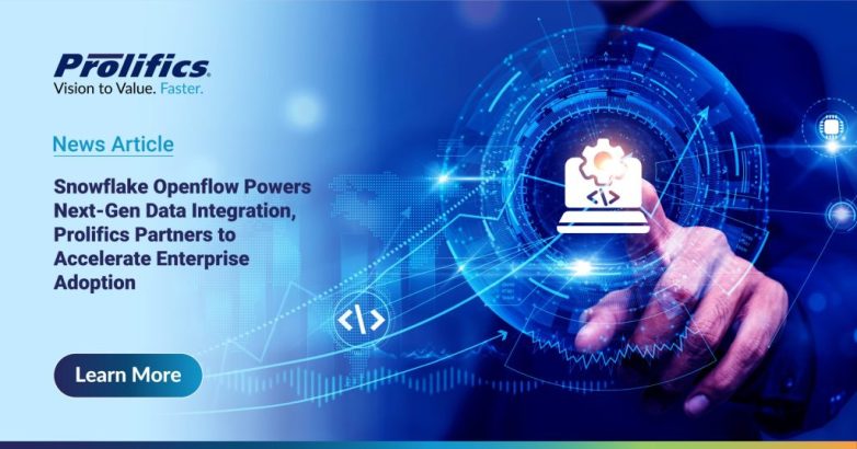 Prolifics engineers implementing Snowflake Openflow data integration for enterprise pipelines