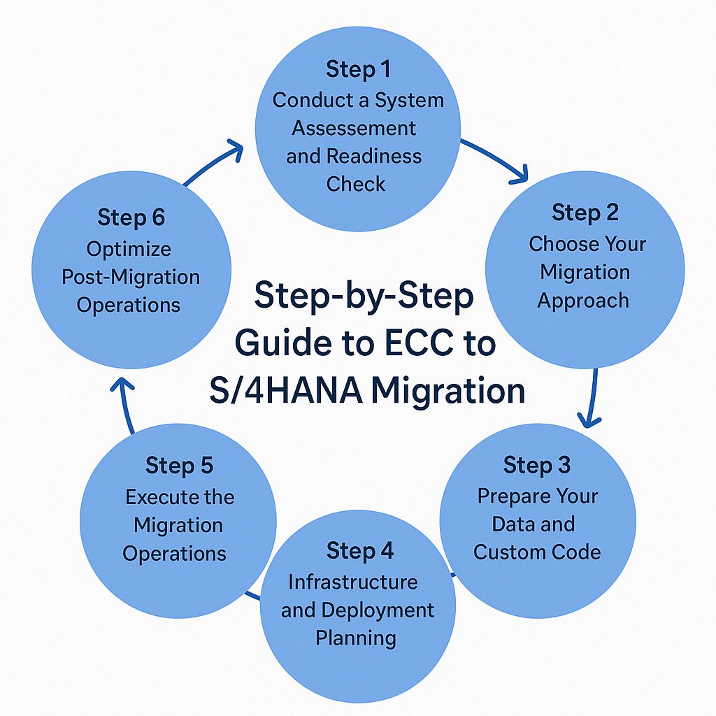 Step-by-Step Guide to ECC to S/4HANA Migration