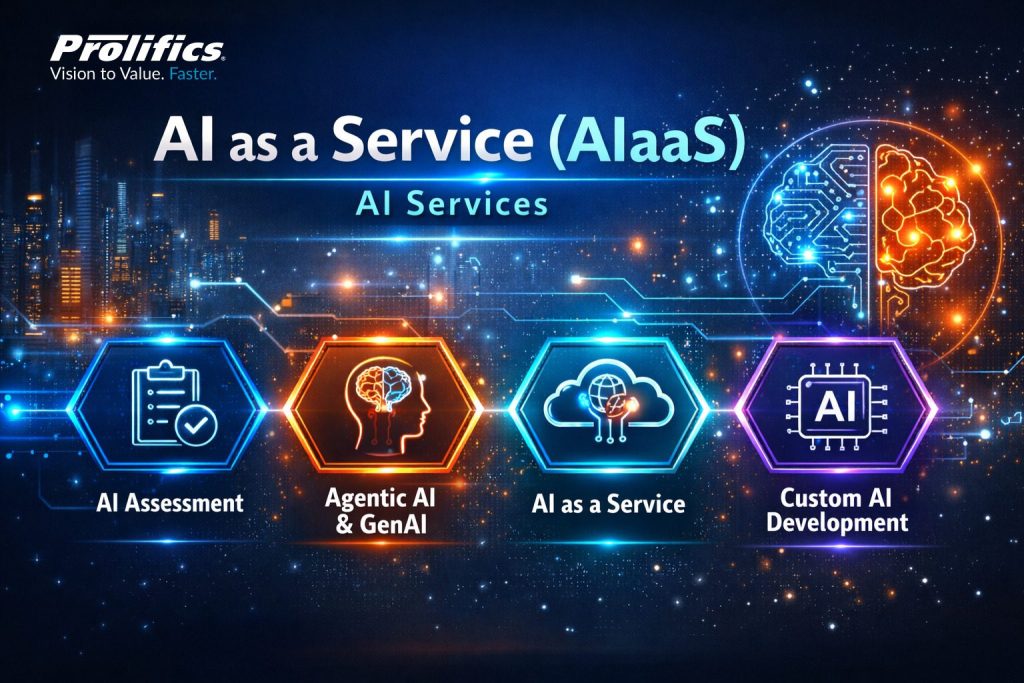 AI as a Service (AIaaS) across industries, highlighting scalable AI infrastructure and enterprise adoption.