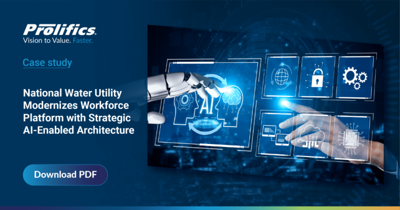 Digital transformation in water utilities through AI-enabled workforce platforms by Prolifics.