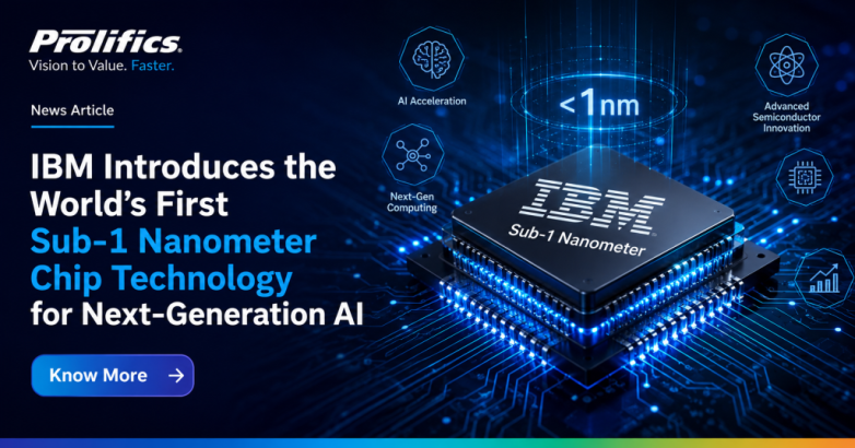 IBM sub-1 nanometer chip with NanoStack 3D transistor architecture powering next-generation AI and high-performance computing