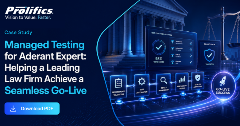 Managed Testing for Aderant Expert Helping a Leading Law Firm Achieve a Seamless Go-Live