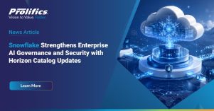Snowflake Strengthens Enterprise AI Governance and Security with Horizon Catalog Updates Snowflake Horizon Catalog AI governance with Horizon Context, AI security, and Adaptive Compute for trusted enterprise AI.