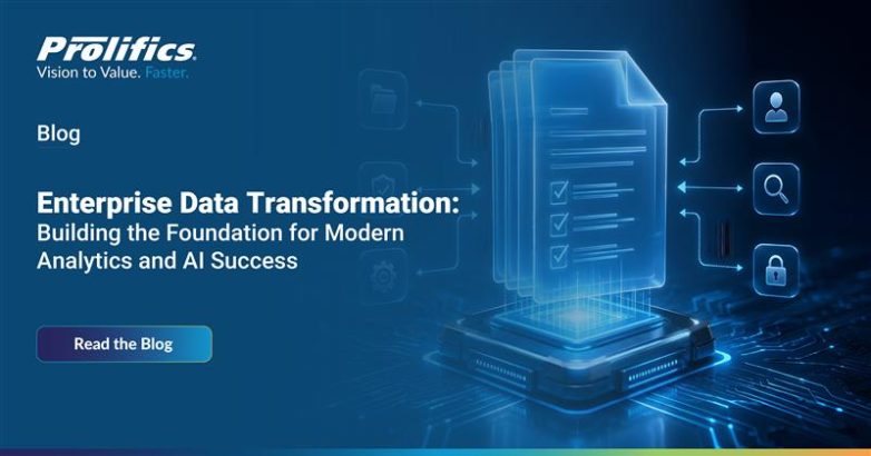 Enterprise data transformation strategy for modern analytics and AI