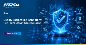 Quality Engineering in the AI Era From Testing Software to Engineering Trust Enterprise Quality Engineering services with AI-powered testing, automation, and risk-based quality assurance