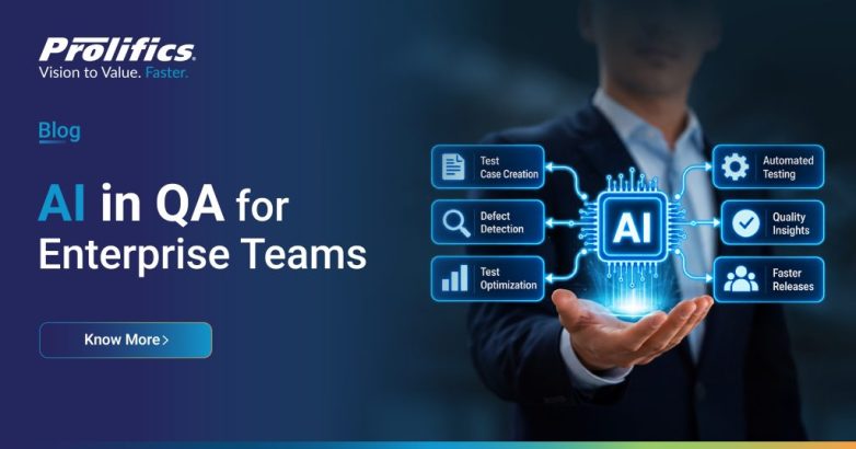 AI in QA for enterprise software testing